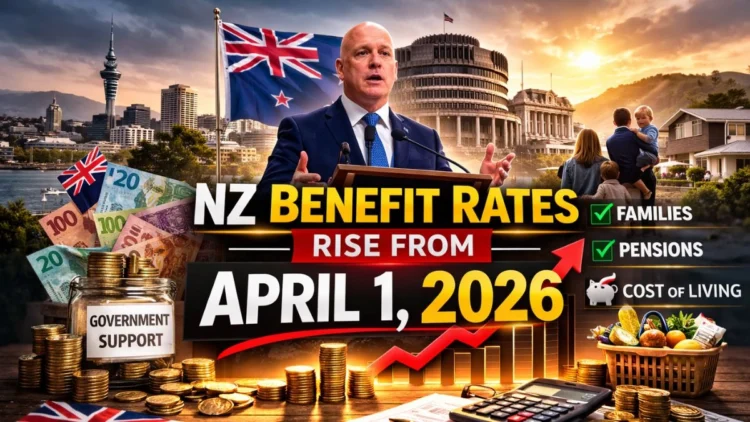 NZ Benefit Rates Rise from April 1, 2026