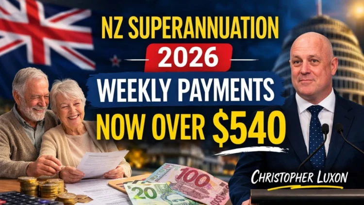 NZ Superannuation 2026 Weekly Payments Now Over $540