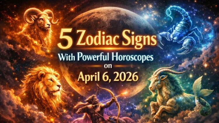 5 Zodiac Signs With Powerful Horoscopes on April 6, 2026