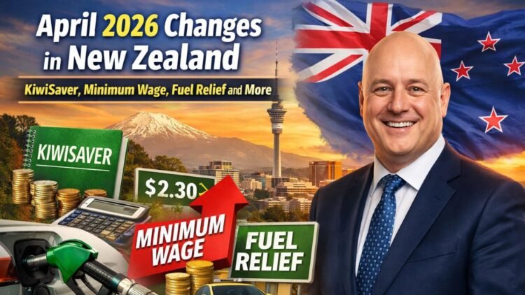 April 2026 Changes in New Zealand - KiwiSaver, Minimum Wage, Fuel Relief and More